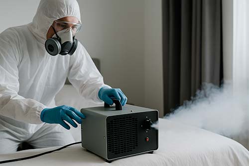 À quoi sert l’ozone dans une intervention de désinfection ?