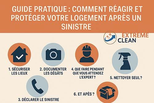 Guide pratique : comment réagir et protéger votre logement après un sinistre
